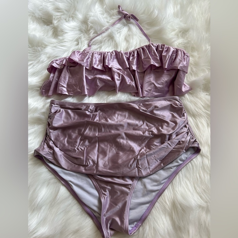 Metallic Lavender Bikini